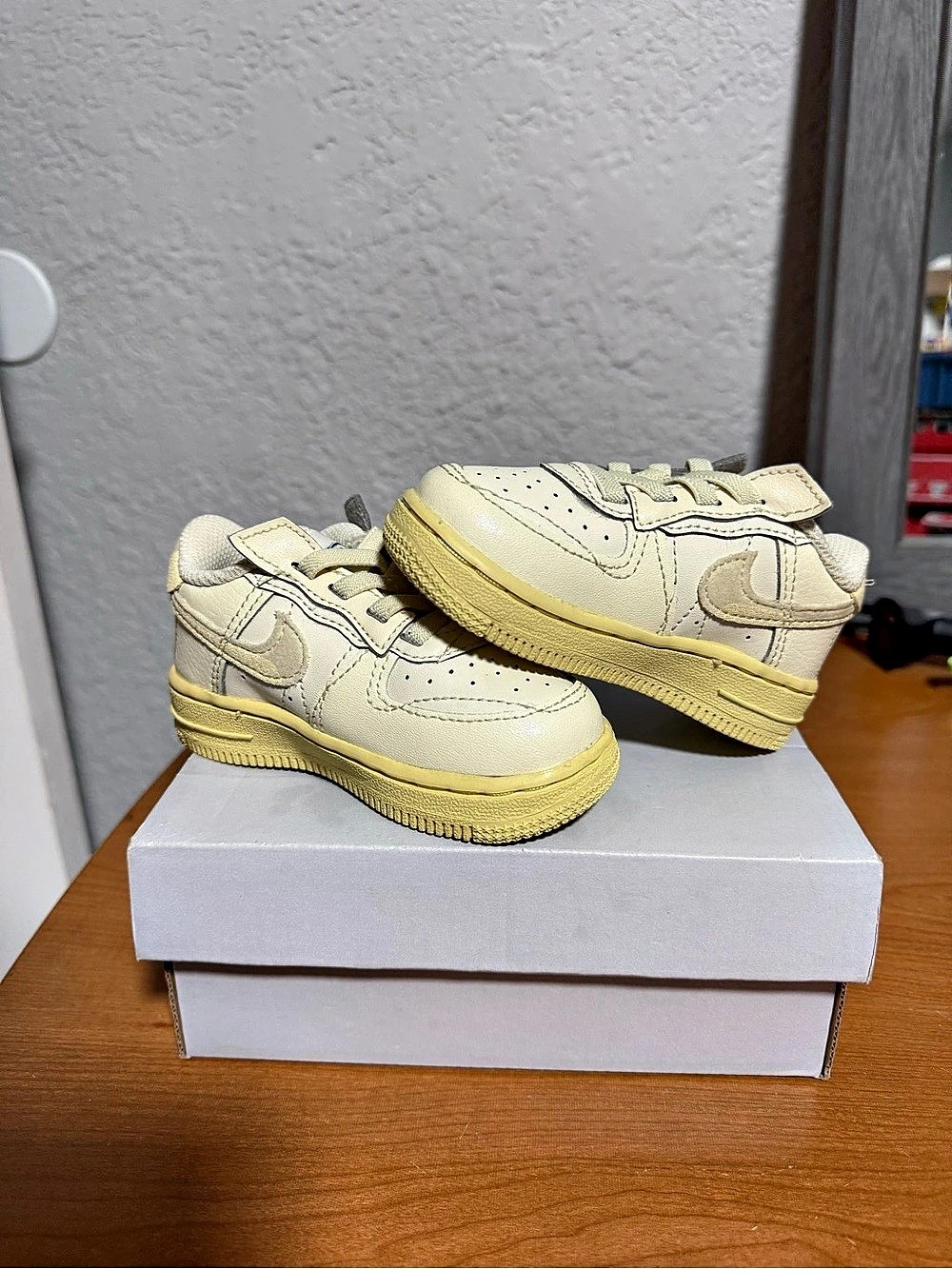 Nike Force 1 Fontanka (TD) ) Sneakers Cream Baby 5C